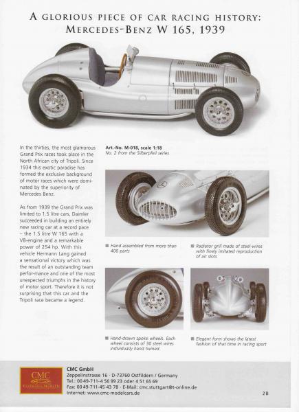 Premium Collectibles 1:24 Mercedes-Benz W196 #18 F1 Champion Du Monde 1955 2eme Choix Ck88587 2wahl